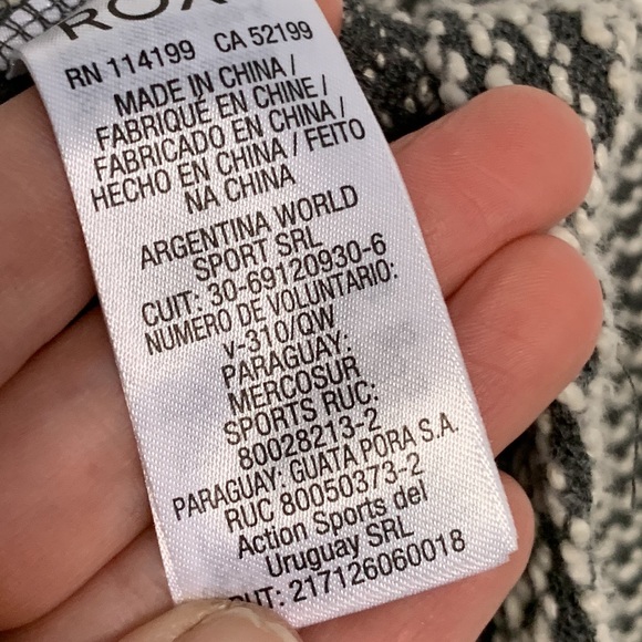 ROXY Marled Gray KNIT Pullover SWEATER - Picture 5 of 12